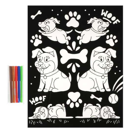 Dogs Velvet Poster Kit by Creatology&#x2122;